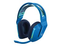 Logitech G G733 LIGHTSPEED Wireless RGB Gaming Headset - Headset - fullstorlek - 2,4 GHz - trådlös - blå 981-000943