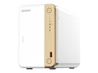 QNAP TS-262 - NAS-server - 2 fack - 8 TB - SATA 6Gb/s - HDD 4 TB x 2 - RAID 0, 1, JBOD - RAM 4 GB - 2.5 Gigabit Ethernet - iSCSI support TS-262-4G+2XST4000NE001