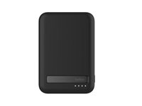 Belkin BoostCharge Pro - Trådlös powerbank - magnetisk med Qi2 - 10000 mAh - 15 Watt - Fast Charge, PD - 2 utdatakontakter (magnetisk, 24 pin USB-C) - på kabel: USB-C - svart - för Apple iPhone 12, 13, 14, 15 BPD008BTBK