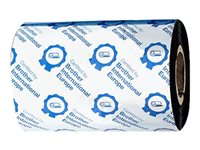 Brother Standard - 80 mm x 300 m - färgband (paket om 12) - för Brother TD-4650TNWBR, TD-4750TNWB, TD-4750TNWBR BRS1D300080