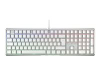 CHERRY XTRFY MX 3.1 - Tangentbord - 100% - full size - bakgrundsbelysning - USB-C - QWERTY - hela norden - tangentbrytare: CHERRY MX2A Red - vit G80-3890LJAPN-0