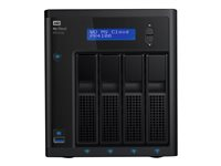 WD My Cloud PR4100 WDBNFA0000NBK - NAS-server - 4 fack - RAID 0, 1, 5, 10, JBOD - RAM 4 GB - Gigabit Ethernet WDBNFA0000NBK-EESN