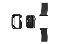 OtterBox EXO EDGE - Stötsskydd för smartwatch - polykarbonat, TPE - svart 77-63619