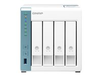 QNAP TS-431P3-2G - NAS-server - 4 fack - SATA 6Gb/s - RAID 0, 1, 5, 6, 10, JBOD, 5 hot spare, 6-reservsnabbyte, 10 hot spare, 1 hot spare - RAM 2 GB - 2.5 Gigabit Ethernet - iSCSI support TS-431P3-2G