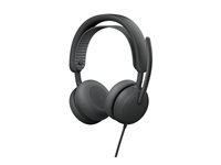 Logitech Zone Wired 2 for Business - Headset - på örat - kabelansluten - aktiv brusradering - grafit - Certifierad för Microsoft-teams 981-001615