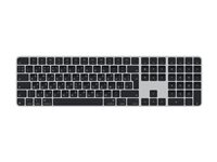 Apple Magic Keyboard with Touch ID and Numeric Keypad - Tangentbord - USB-C - trådlös - Bluetooth - QWERTY - ryska - svarta tangenter MXK83RS/A