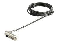 StarTech.com 2 m kabellås för bärbar dator - Nano-spår - anpassningsbar kombination - Compatible with Kensington - lås för säkerhetskabel - 2 m - TAA-kompatibel LTLOCKNANO