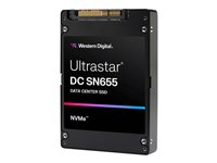 WD Ultrastar DC SN655 WUS5EC0C1ESP7Y1 - SSD - datacenter - 61.44 TB - inbyggd - 2.5" - U.3 PCIe 4.0 (NVMe) 0TS2508