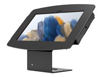 Compulocks Galaxy Tab A7 10.4" Space Enclosure Counter Stand or Wall Mount - Monteringssats (fot för stativ, hölje) - 45° visningsvinkel - för surfplatta - låsbar - höggradig aluminium - svart - skärmstorlek: 10.4" - väggmonterbar, bänkskiva - för Samsung Galaxy Tab A7 (10.4 tum) 101B104GA7SB