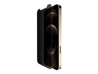 Belkin ScreenForce UltraGlass - Skärmskydd för mobiltelefon - med sekretessfilter - 2-vägs - för Apple iPhone 12 mini OVA044ZZ