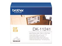 Brother DK-11241 - Svart på vitt - 102 x 152 mm 200 etikett (er) transportetiketter - för Brother QL-1050, QL-1050N, QL-550 DK11241