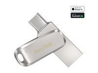 SanDisk Ultra Dual Drive Luxe - USB flash-enhet - 512 GB - USB 3.2 Gen 1 / USB-C SDDDC4-512G-G46