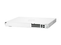 HPE Networking Instant On 1960 - Switch - Administrerad - 4 x 2.5GBase-T + 8 x 100/1000/10GBase-T + 2 x 100/1000/10GBase-T + 2 x 10 Gigabit SFP+ - rackmonterbar - PoE (480 W) S0F35A#ABB
