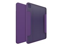 OtterBox Symmetry Folio Series - Vikbart fodral för surfplatta - polykarbonat, syntetiskt gummi - figment (genomskinlig/lila) - för Apple 13-inch iPad Pro M4 Wi-Fi, M4 Wi-Fi + Cellular 77-95260
