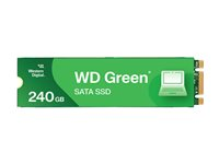 WD Green WDS240G3G0B - SSD - 240 GB - inbyggd - M.2 2280 - SATA 6Gb/s WDS240G3G0B-00BJF0
