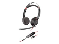 Poly Blackwire C5220 USB-A - 5200 Series - headset - på örat - kabelansluten - USB, 3,5 mm kontakt 207576-201