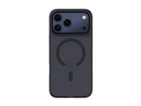 Belkin SheerForce Grip Series - Baksidesskydd för mobiltelefon - MagSafe-kompatibilitet - tillverkas av återvunna material - svart - för Apple iPhone 17 Pro Max MSA036HQBK