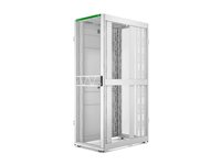 APC NetShelter SX Gen 2 - Rack skåp - 2258 H x 750 B x 1200 D mm, med sidor - golvstående - vit - 48U - 19" - TAA-kompatibel - för P/N: SMT1000RM1U, SMT750RM1U, SRTL10KRM4UT, SRTL5KRM2UI-HW, SRTL5KRM2UT-HW, SRTL8KRM4UT AR3357W2