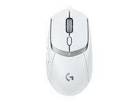Logitech G G309 - Mus - gaming - optisk - 6 knappar - trådlös - 2.4 GHz, Bluetooth - USB Logitech LIGHTSPEED-mottagare - vit 910-007208