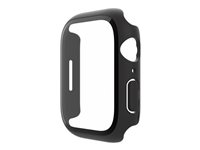 Belkin SCREENFORCE TemperedCurve - Stötsskydd för smartwatch - skärmskydd - polykarbonat, tempererat glas (9H) - svart OVG004ZZBK