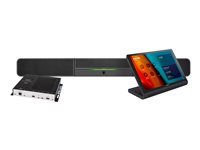 Crestron Flex UC-BX30-T - For Small Microsoft Teams Rooms - paket för videokonferens (pekskärmskonsol, soundbar, mini-dator) - svart UC-BX30-T
