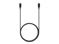 Samsung EP-DX510 - USB-kabel - USB-C (hane) till USB-C (hane) - USB 2.0 - 5 A - 1.8 m - svart EP-DX510JBEGEU