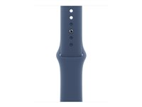 Apple - Band för smart klocka - 42mm - storlek M/L - denim MXLF3ZM/A