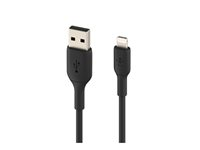 Belkin BoostCharge - Lightning-kabel - Lightning hane till USB hane - 15 cm - svart CAA001BT0MBK
