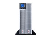 APC Easy UPS On-Line - UPS (kan monteras i rack) - AC 230 V - 1800 Watt - 2000 VA - litiumjon - RS-232, USB - utgångskontakter: 6 - 4U - 19" - svart med silver - för Modbus Card SRVSMB001 SRVL2KRILRK