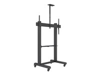 Multibrackets M Floorstand Pro MBF1U 150 - Vagn - för platt panel - aluminium - svart - skärmstorlek: 65"-100" 7350073739103