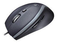 Logitech M500 - Mus - laser - kabelansluten - USB 910-003726