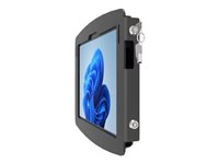 Compulocks Surface Pro 3-7 Space Enclosure Swing Wall Mount - Hölje - Antistöld - för surfplatta - låsbar - höggradig aluminium - svart - väggmonterbar - för Microsoft Surface Pro 3, Pro 4, Pro 5, Pro 6, Pro 7, Pro 7+ 827B540GEB